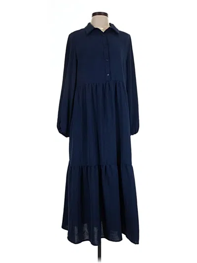 Pre-owned Rachel Zoe Tjx Casual Dress In Blue