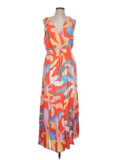Pre-owned Rachel Zoe Tjx Casual Dress In Orange
