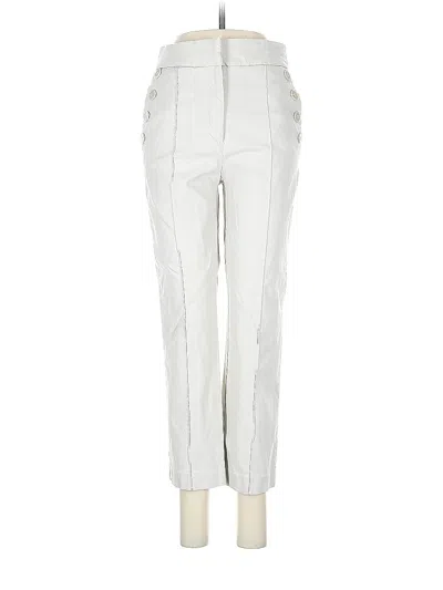 Pre-owned Rachel Zoe Tjx Casual Pants In White