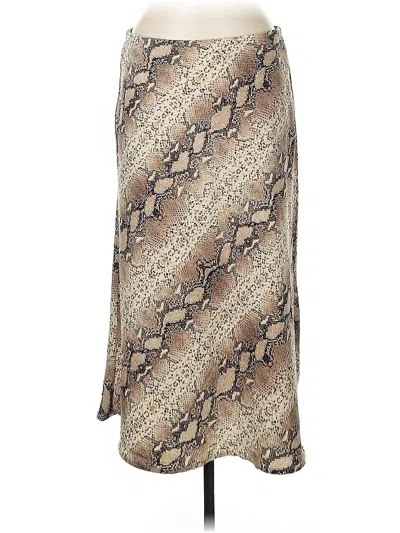 Pre-owned Rachel Zoe Tjx Casual Skirt In Brown