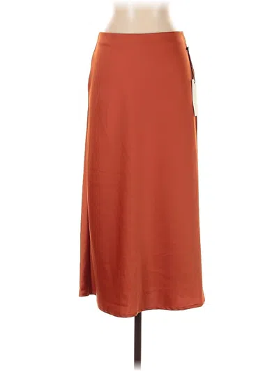 Pre-owned Rachel Zoe Tjx Casual Skirt In Orange
