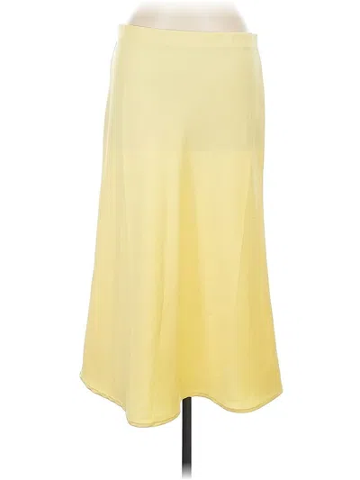 Pre-owned Rachel Zoe Tjx Casual Skirt In Yellow