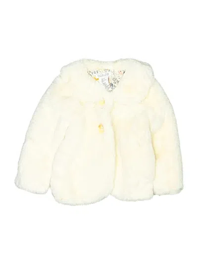 Pre-owned Rachel Zoe Tjx Kids' Coat In Ivory