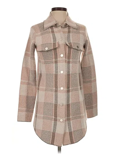 Pre-owned Rachel Zoe Tjx Coat In Tan