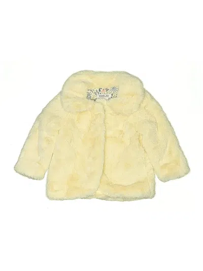 Pre-owned Rachel Zoe Tjx Kids' Coat In Yellow