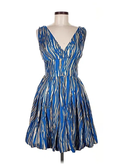 Pre-owned Rachel Zoe Tjx Cocktail Dress In Blue