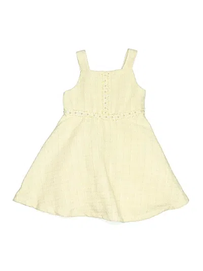Pre-owned Rachel Zoe Tjx Kids' Dress In White