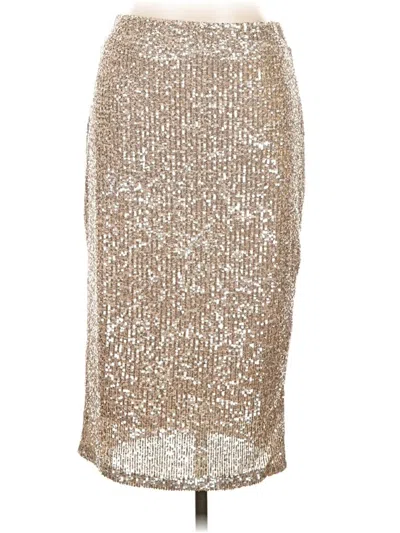 Rachel Zoe Tjx Formal Skirt In Gold