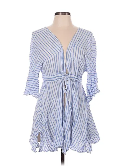 Pre-owned Rachel Zoe Tjx Kimono In Blue