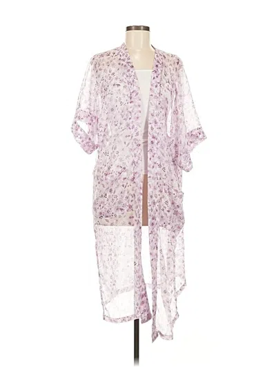 Pre-owned Rachel Zoe Tjx Kimono In Purple
