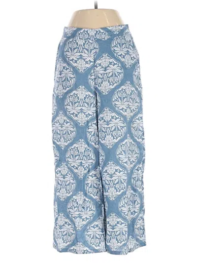 Pre-owned Rachel Zoe Tjx Linen Pants In Blue