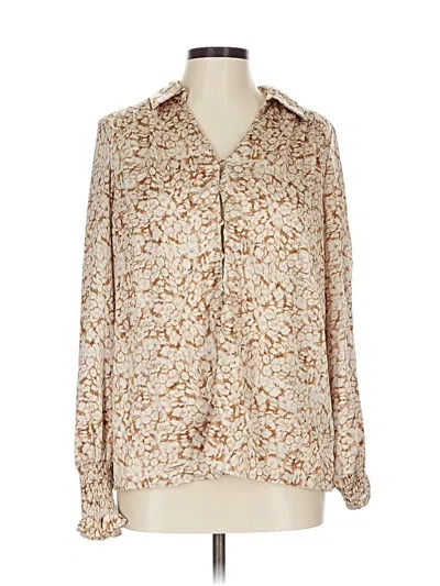 Pre-owned Rachel Zoe Tjx Long Sleeve Polo Shirt In White