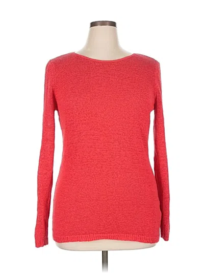 Pre-owned Rachel Zoe Tjx Long Sleeve T-shirt In Red