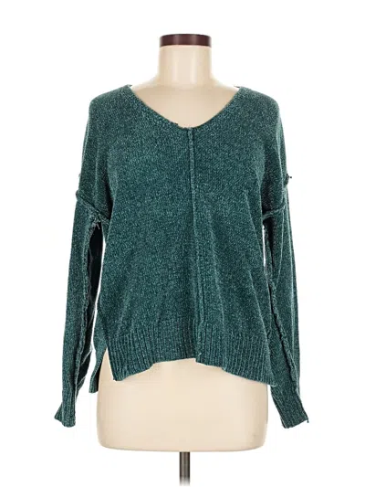 Pre-owned Rachel Zoe Tjx Pullover Sweater In Blue