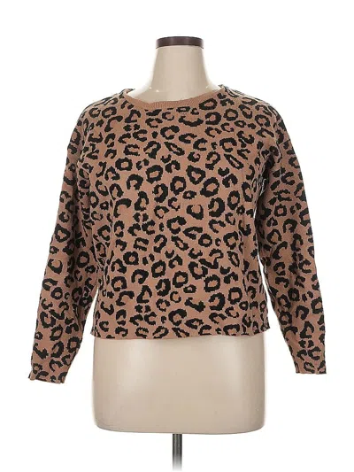 Pre-owned Rachel Zoe Tjx Pullover Sweater In Brown