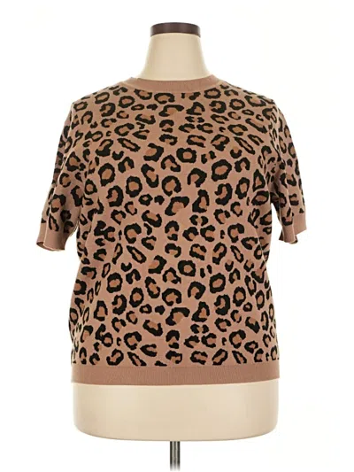 Pre-owned Rachel Zoe Tjx Pullover Sweater In Brown