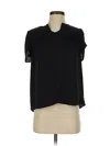 Rachel Zoe Tjx Short Sleeve Blouse In Black