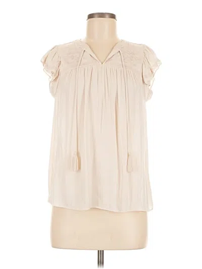 Rachel Zoe Tjx Short Sleeve Blouse In Brown