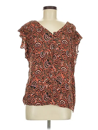 Rachel Zoe Tjx Short Sleeve Blouse In Multi