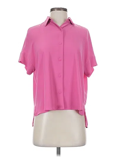 Rachel Zoe Tjx Short Sleeve Blouse In Pink