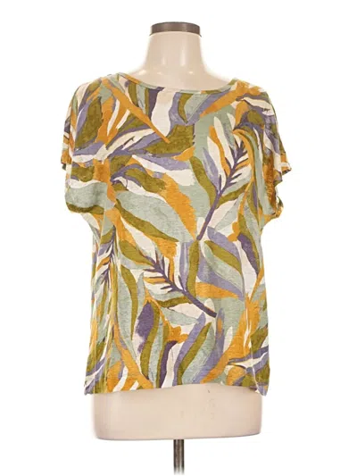 Pre-owned Rachel Zoe Tjx Short Sleeve Blouse In Yellow