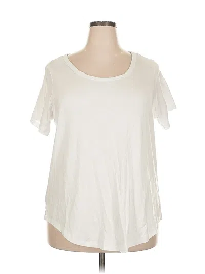 Pre-owned Rachel Zoe Tjx Short Sleeve T-shirt In White