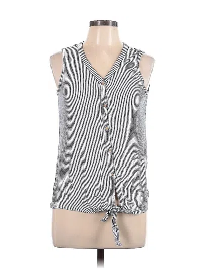 Pre-owned Rachel Zoe Tjx Sleeveless Blouse In Blue
