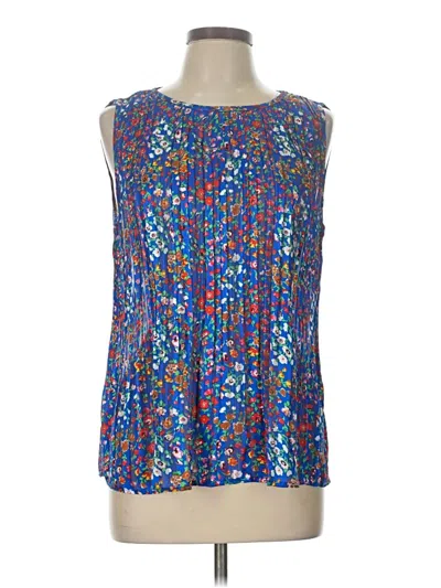 Pre-owned Rachel Zoe Tjx Sleeveless Blouse In Blue