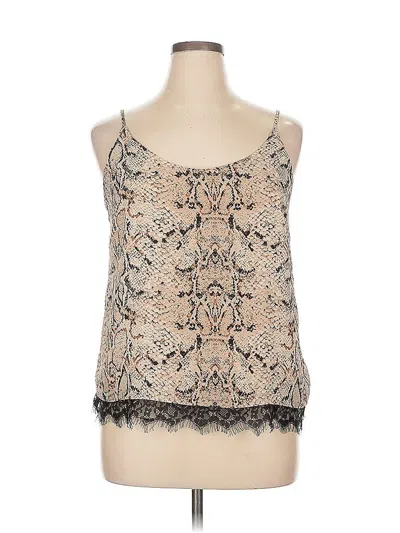 Pre-owned Rachel Zoe Tjx Sleeveless Blouse In Brown