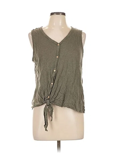 Pre-owned Rachel Zoe Tjx Sleeveless Blouse In Gray