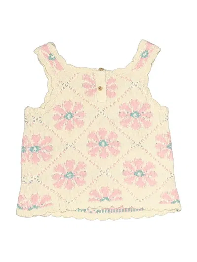 Pre-owned Rachel Zoe Tjx Kids' Sleeveless Blouse In Ivory