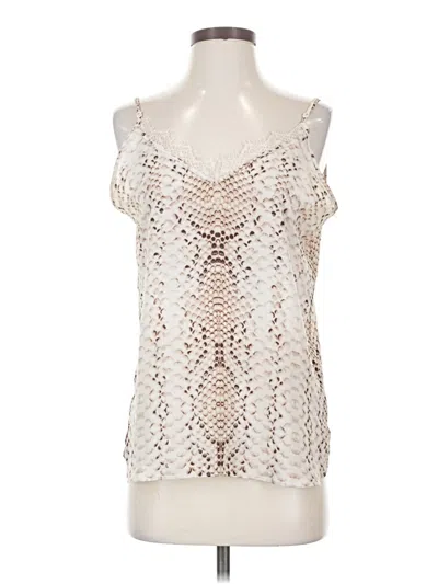 Pre-owned Rachel Zoe Tjx Sleeveless Blouse In White