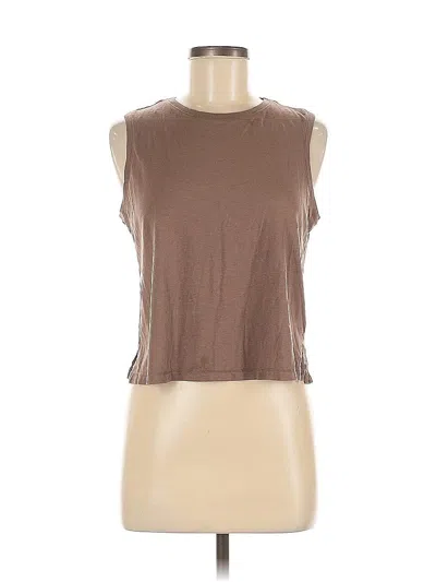 Pre-owned Rachel Zoe Tjx Sleeveless T-shirt In Brown