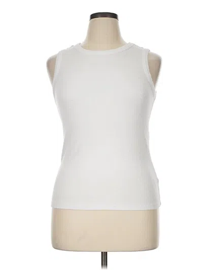 Pre-owned Rachel Zoe Tjx Sleeveless T-shirt In White