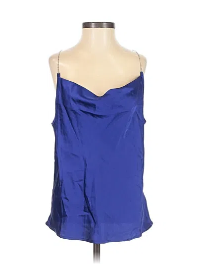 Pre-owned Rachel Zoe Tjx Tank Top Blue Strapless Neckline Tops