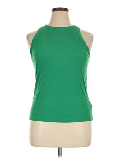 Pre-owned Rachel Zoe Tjx Tank Top Green Halter Neckline Tops
