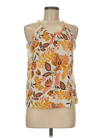 Pre-owned Rachel Zoe Tjx Tank Top Orange Halter Neckline Tops