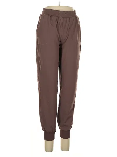 Pre-owned Rachel Zoe Tjx Track Pants In Brown