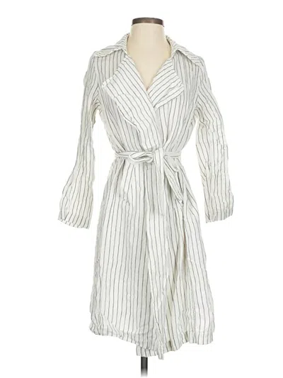 Pre-owned Rachel Zoe Tjx Trenchcoat In White