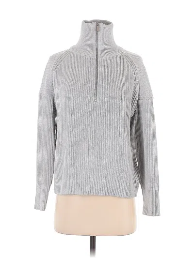 Pre-owned Rachel Zoe Tjx Turtleneck Sweater In Gray