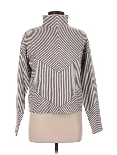 Pre-owned Rachel Zoe Tjx Turtleneck Sweater In Gray