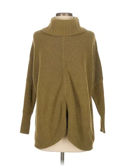 Pre-owned Rachel Zoe Tjx Turtleneck Sweater In Green