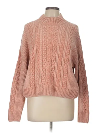 Pre-owned Rachel Zoe Tjx Turtleneck Sweater In Pink