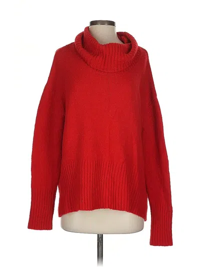 Pre-owned Rachel Zoe Tjx Turtleneck Sweater In Red