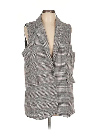 Pre-owned Rachel Zoe Tjx Vest In Burgundy