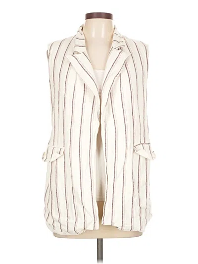 Pre-owned Rachel Zoe Tjx Vest In White