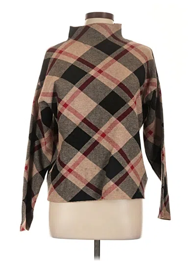Pre-owned Rachel Zoe Turtleneck Sweater In Brown