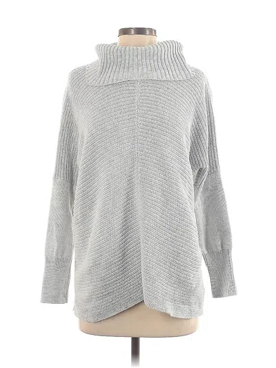 Pre-owned Rachel Zoe Turtleneck Sweater In Gray