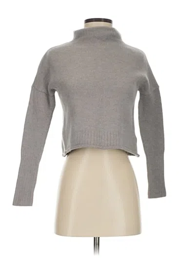 Pre-owned Rachel Zoe Turtleneck Sweater In Gray