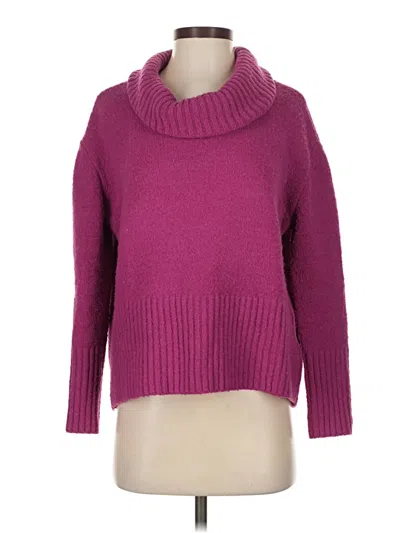 Pre-owned Rachel Zoe Turtleneck Sweater In Pink